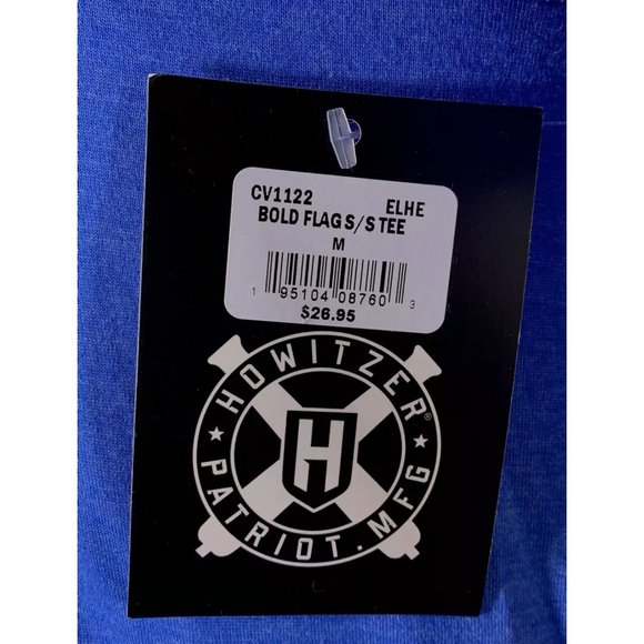 HOWITZER by AFFLICTION Men's T-Shirt S/S BOLD FLAG - Picture 6 of 9